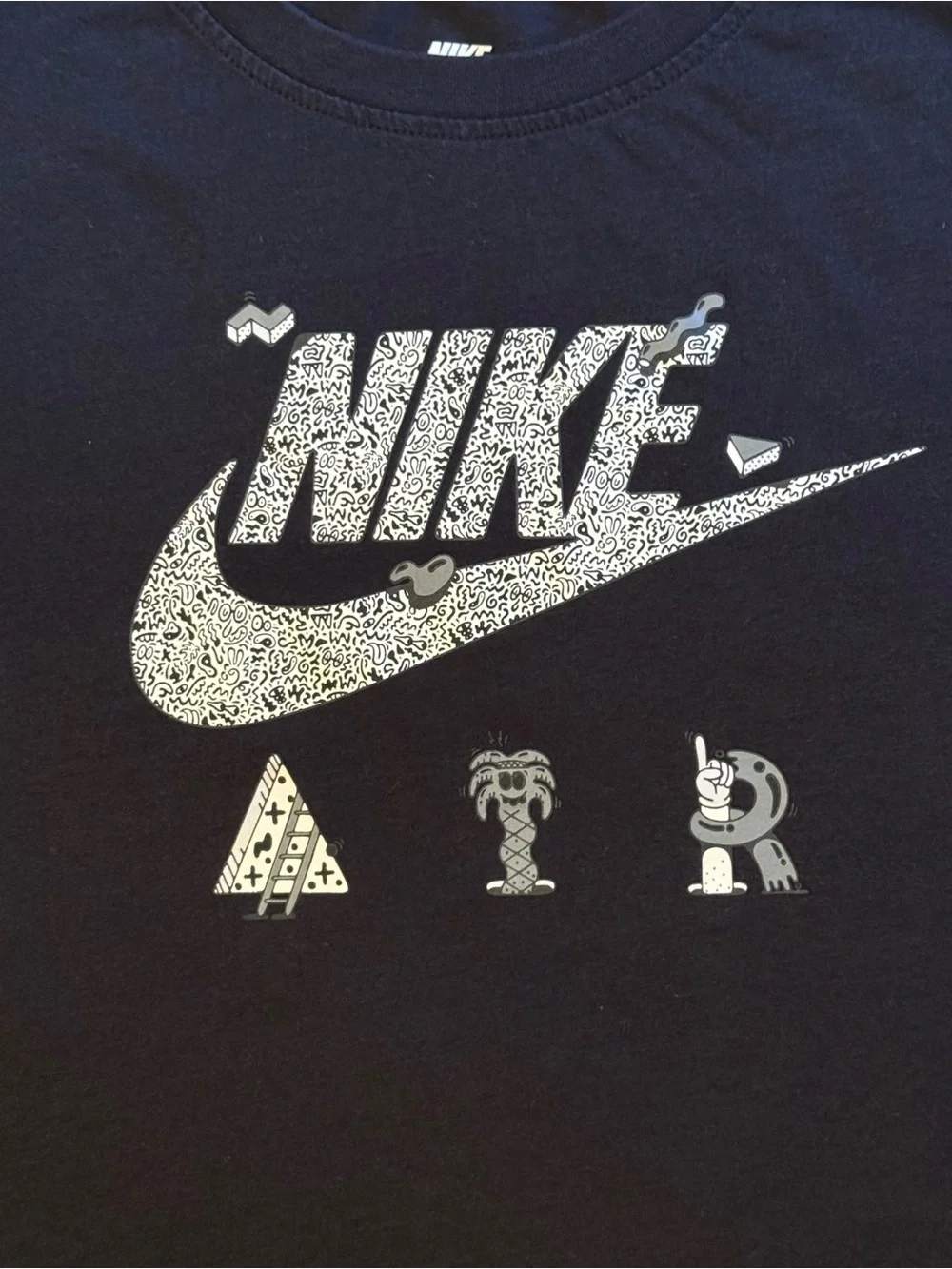 Nike Black Tank with Tribal Logo